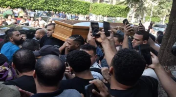 عزاء والد محمد رمضان الأحد المقبل بمسجد الشرطة في الشيخ زايد